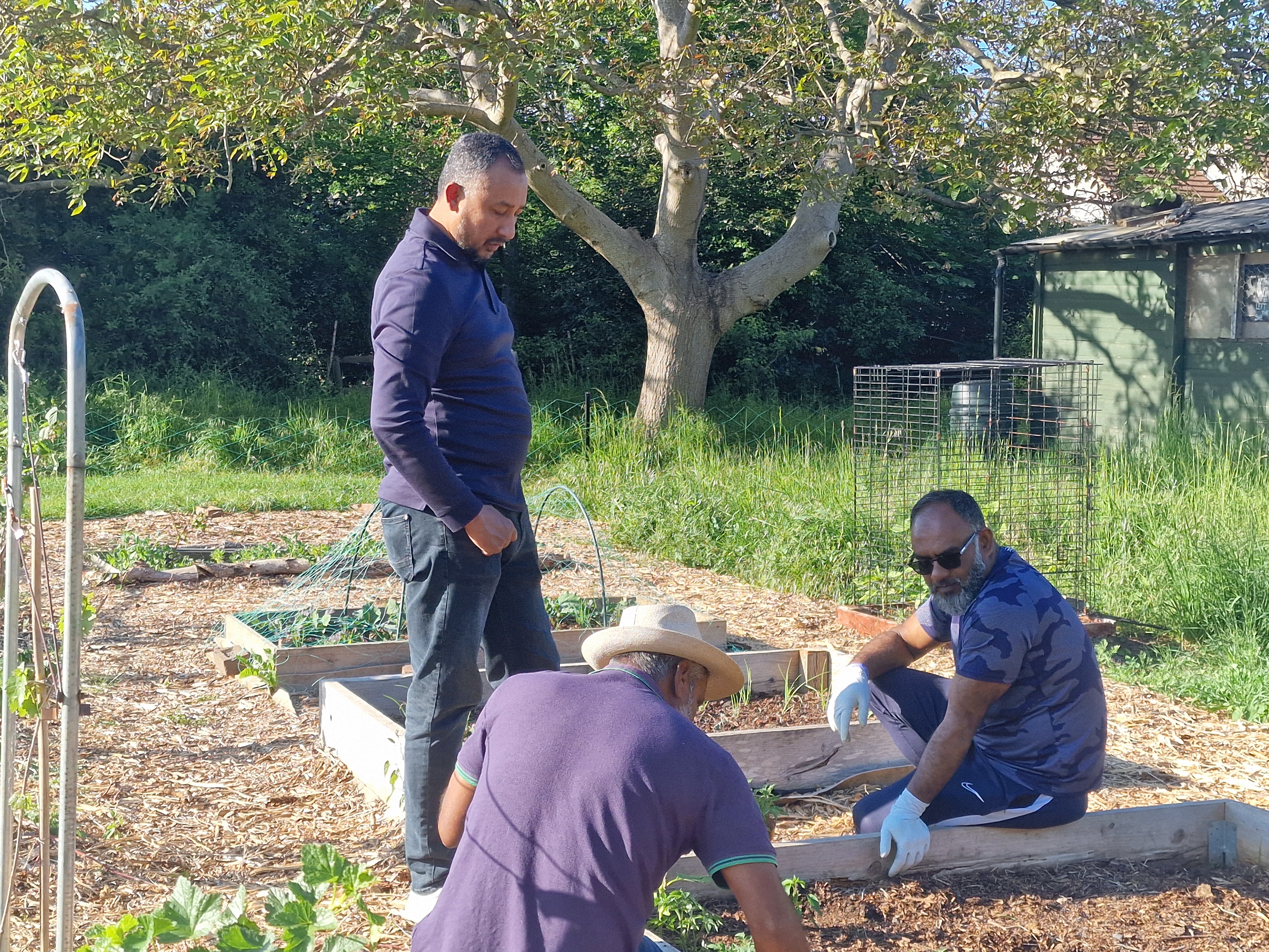 Gardening workshop in progress