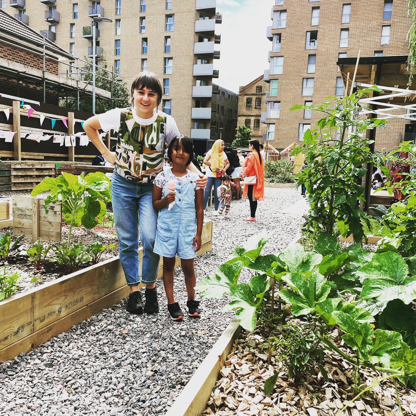 Kids in the garden